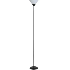 Sklep Kaja Czarna, klasyczna lampa stojąca do salonu ZM CL-3800H-BK MOREN | Kaja* Tradycyjne Lampy Podłogowe