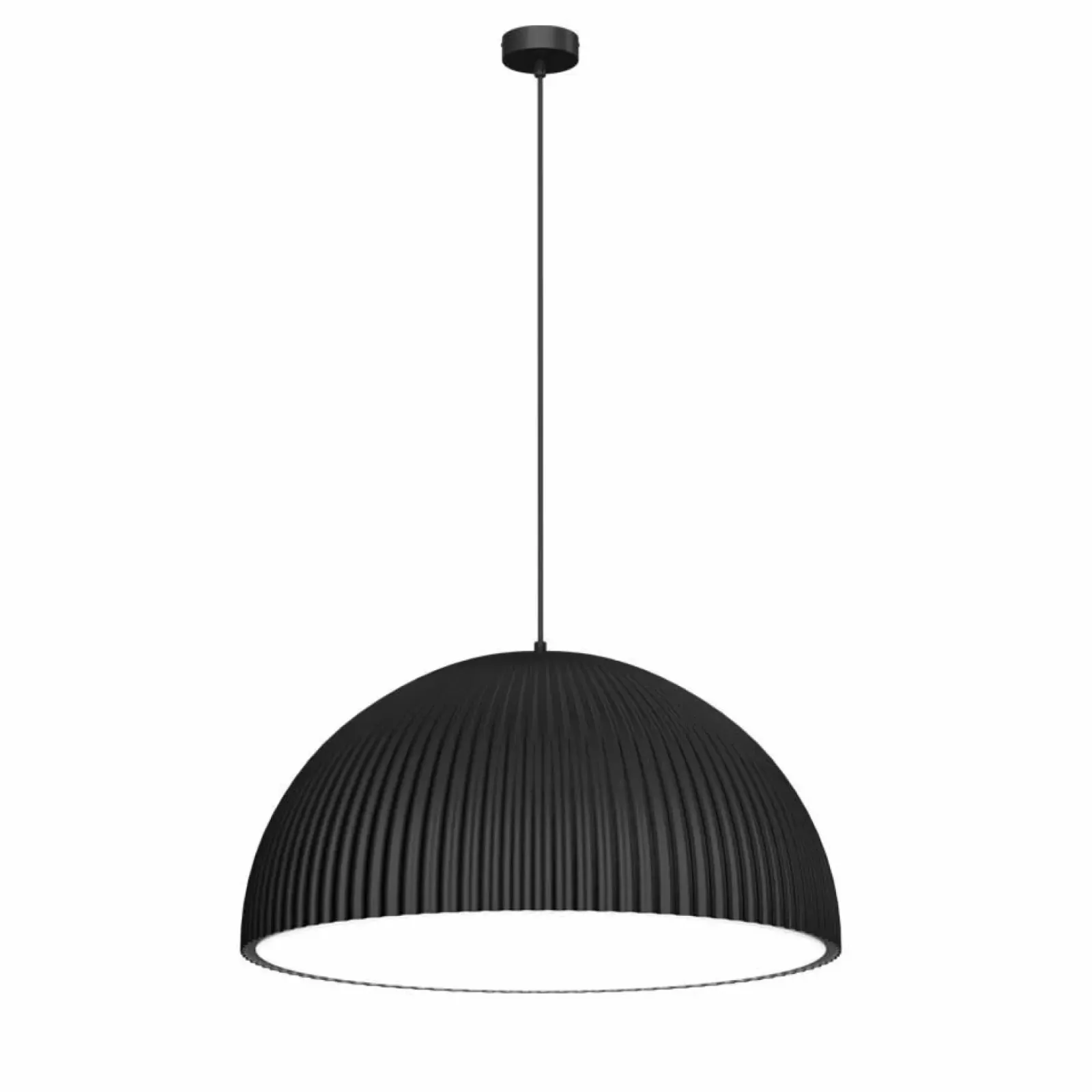 Sklep Kaja Czarna, kopułowa lampa wisząca 60x30cm ANT 5024 GANDRA | Kaja Hot