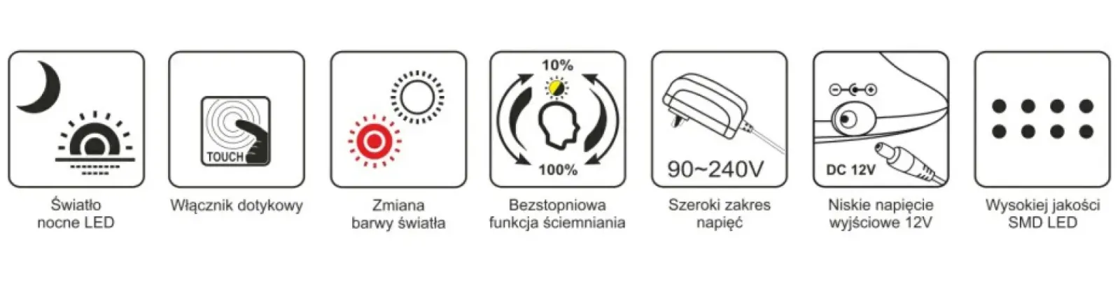 Sklep Kaja Czarna lampa biurkowa LED z pojemnikiem K-BL1301 z serii TOLA* Lampki Biurkowe|Lampy Led