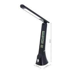 Sklep Kaja Czarna lampa biurkowa, zintegrowany LED ML6108 z serii TO* Lampy Led|Lampki Biurkowe