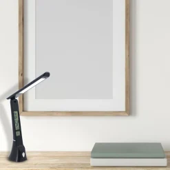 Sklep Kaja Czarna lampa biurkowa, zintegrowany LED ML6108 z serii TO* Lampy Led|Lampki Biurkowe