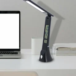 Sklep Kaja Czarna lampa biurkowa, zintegrowany LED ML6108 z serii TO* Lampy Led|Lampki Biurkowe
