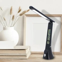 Sklep Kaja Czarna lampa biurkowa, zintegrowany LED ML6108 z serii TO* Lampy Led|Lampki Biurkowe