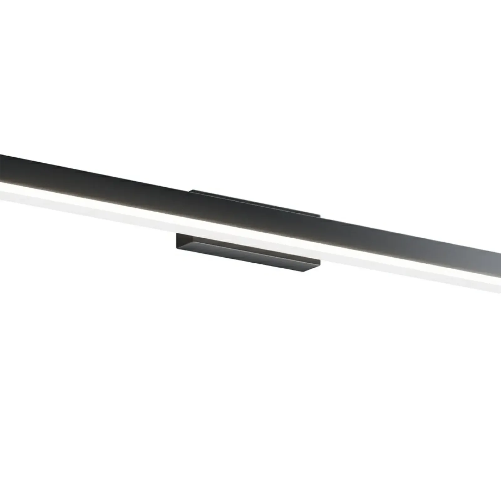 Sklep Kaja Czarna lampa ścienna LED nad lustro 60cm MIR012WL-L14B4K FICHTE* Lampy Led