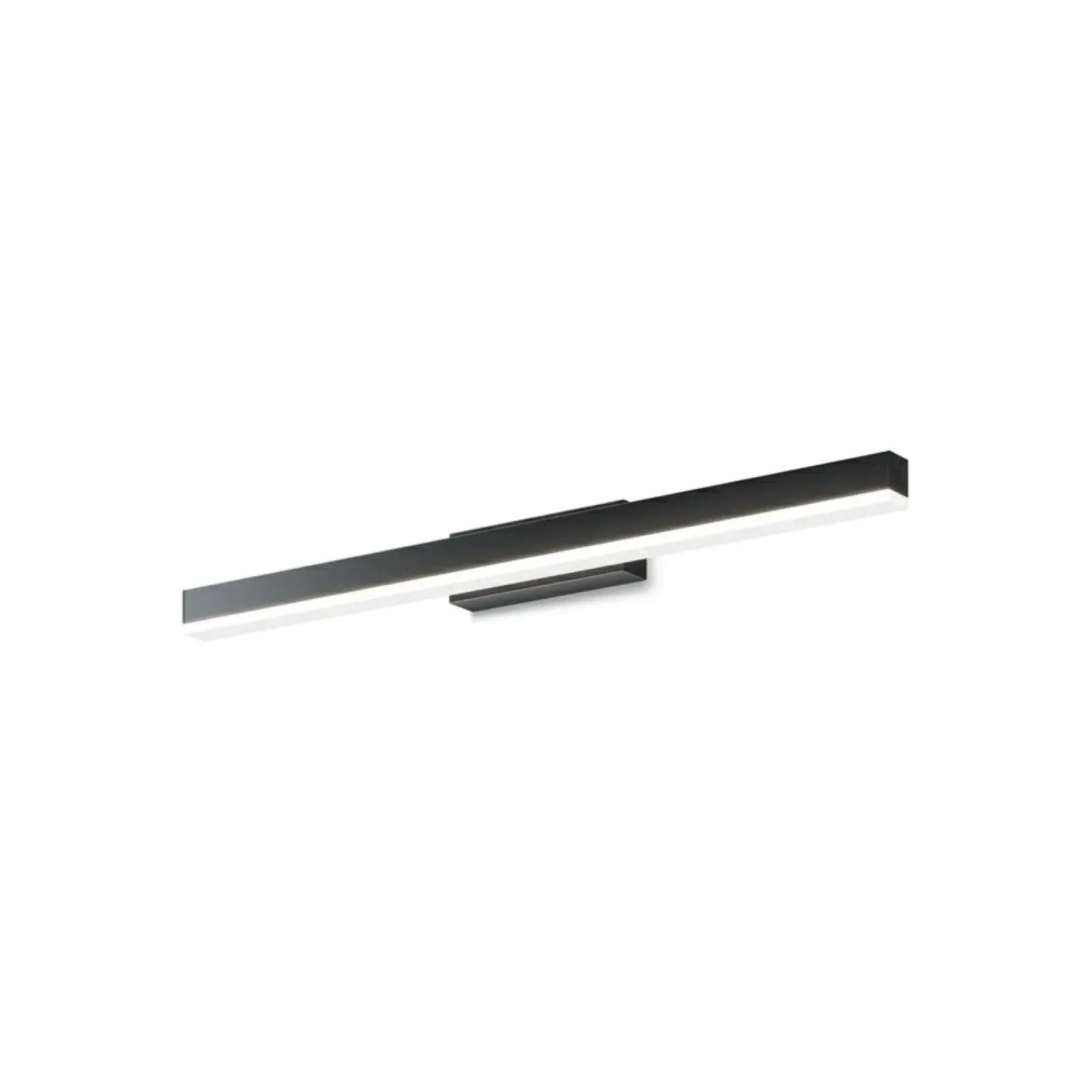 Sklep Kaja Czarna lampa ścienna LED nad lustro 60cm MIR012WL-L14B4K FICHTE* Lampy Led