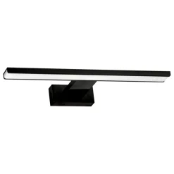 Sklep Kaja Czarna lampa ścienna nad lustro 30x11cm ML4377 SHINE | Kaja* Lampy Led|Lampy Do Łazienki