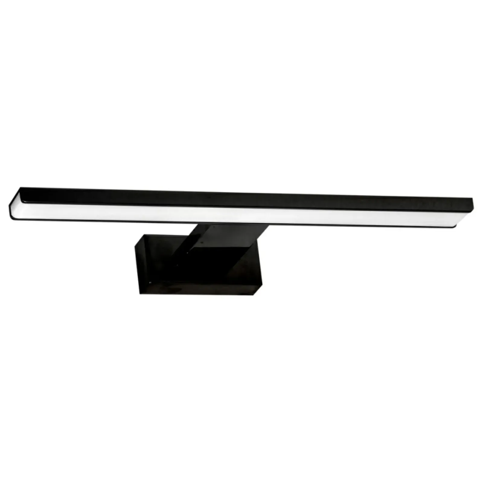 Sklep Kaja Czarna lampa ścienna nad lustro 30x11cm ML4377 SHINE | Kaja* Lampy Led|Lampy Do Łazienki