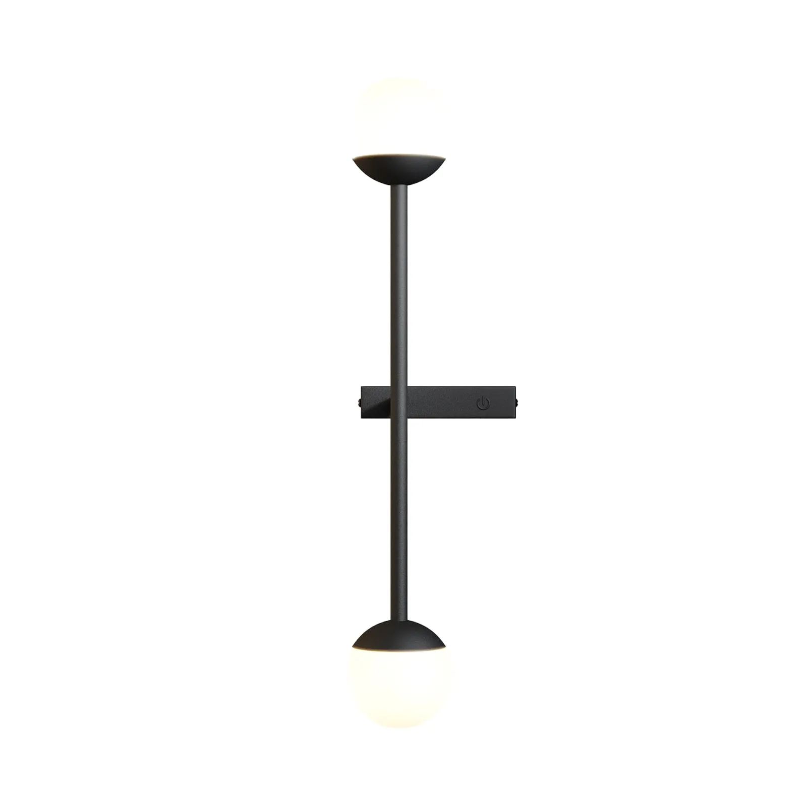 Sklep Kaja Czarna lampa ściennaz kloszami MOD285WL-L10B3K z serii TOUCH* Kinkiety Tradycyjne