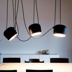 Sklep Kaja Czarna lampa do podwieszania ABR-SHIL-E27 SPIDER | Kaja Oświetlenie czarny Hot