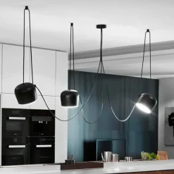 Sklep Kaja Czarna lampa do podwieszania ABR-SHIL-E27 SPIDER | Kaja Oświetlenie czarny Hot