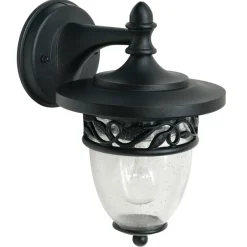 Sklep Kaja Czarna lampa elewacyjna z* Kinkiety Ogrodowe