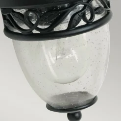 Sklep Kaja Czarna lampa elewacyjna z* Kinkiety Ogrodowe
