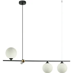 Sklep Kaja Czarna lampa, idealna nad stół PND-76540-3-BK BARLETTA | Kaja Discount