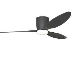 Sklep Kaja Czarna lampa LED z wentylatorem sterowana AZ4448 VENETI | Kaja* Randole Tradycyjne