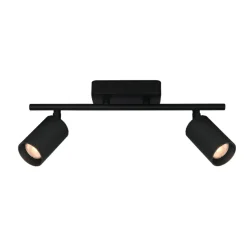 Sklep Kaja Czarna lampa listwa z dwoma światłami SPL-46829-2-BK TRIS | Kaja Cheap