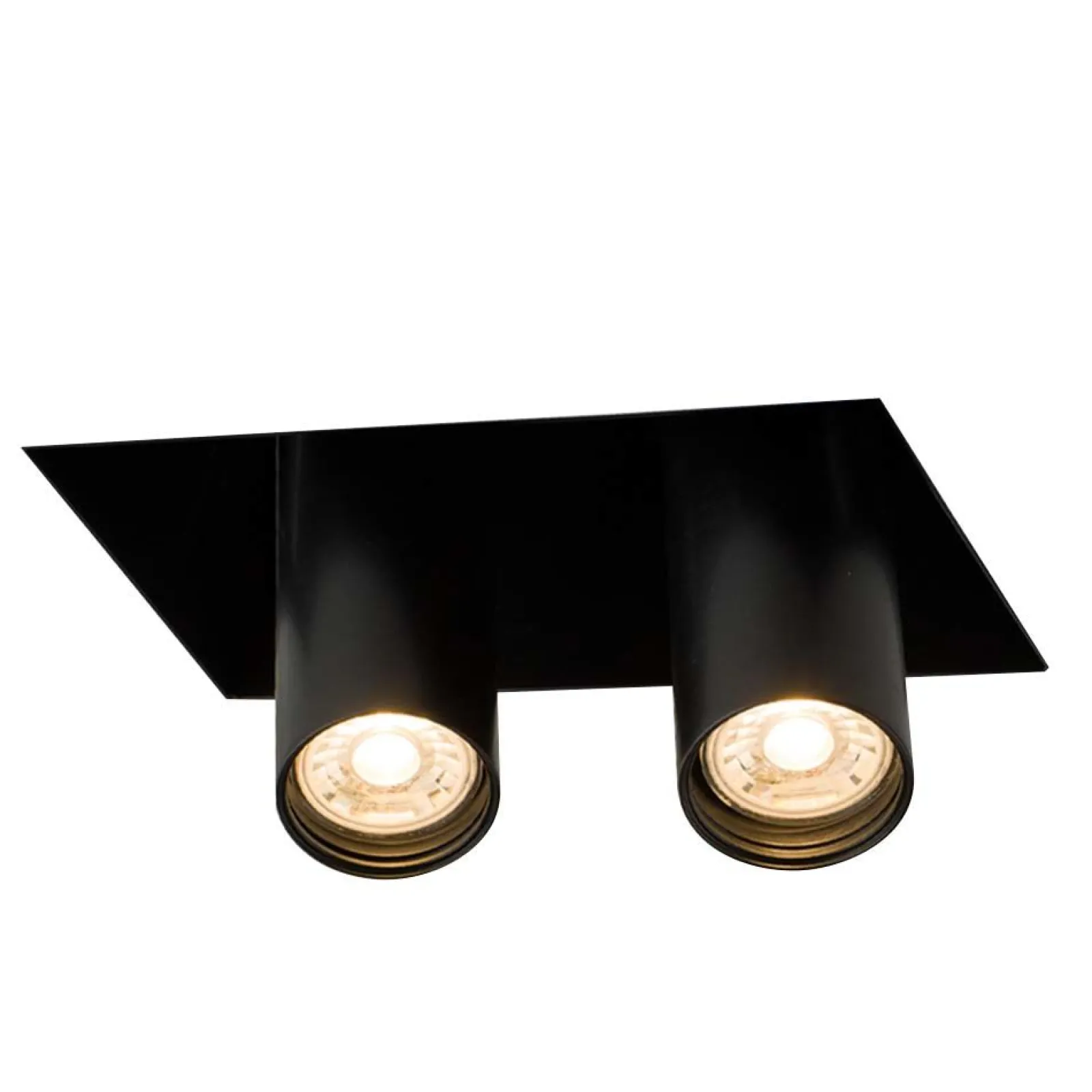 Sklep Kaja Czarna lampa mocowana podtynkowo - 2 tuby ANT 7802 YAMATO | Kaja* Oprawy Podtynkowe
