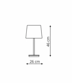 Sklep Kaja Czarna lampa na szafkę nocną LP-332/1T BK MARBELLA | Kaja Oświetlenie* Tradycyjne Lampki Stołowe