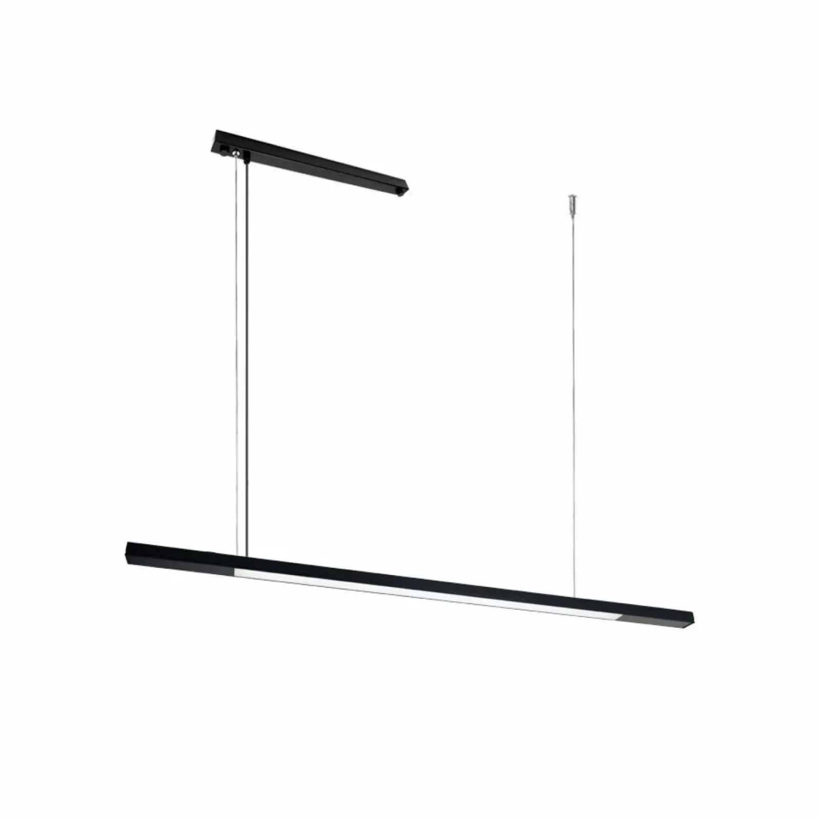 Sklep Kaja Czarna lampa nad stół w salonie 130cm 3000K ANT 1954 HAKODA | Kaja Sale