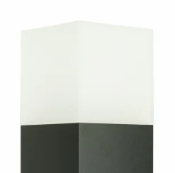 Sklep Kaja Czarna lampa ogrodowa, na żarówkę E27 CB-MAX 1000 BL z serii CUBE MAX | Kaja Ośw* Lampy Ogrodowe Stojące