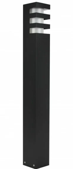 Sklep Kaja Czarna lampa ogrodowa o wysokości 75cm RADO 1 BL z serii RADO | Kaja Oświetlenie* Lampy Ogrodowe Stojące