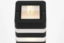 Sklep Kaja Czarna lampa ogrodowa, styl klasyczny, IP44 K-8208 z serii TAMIZA* Lampy Ogrodowe Stojące|Lampy Ogrodowe Stojące
