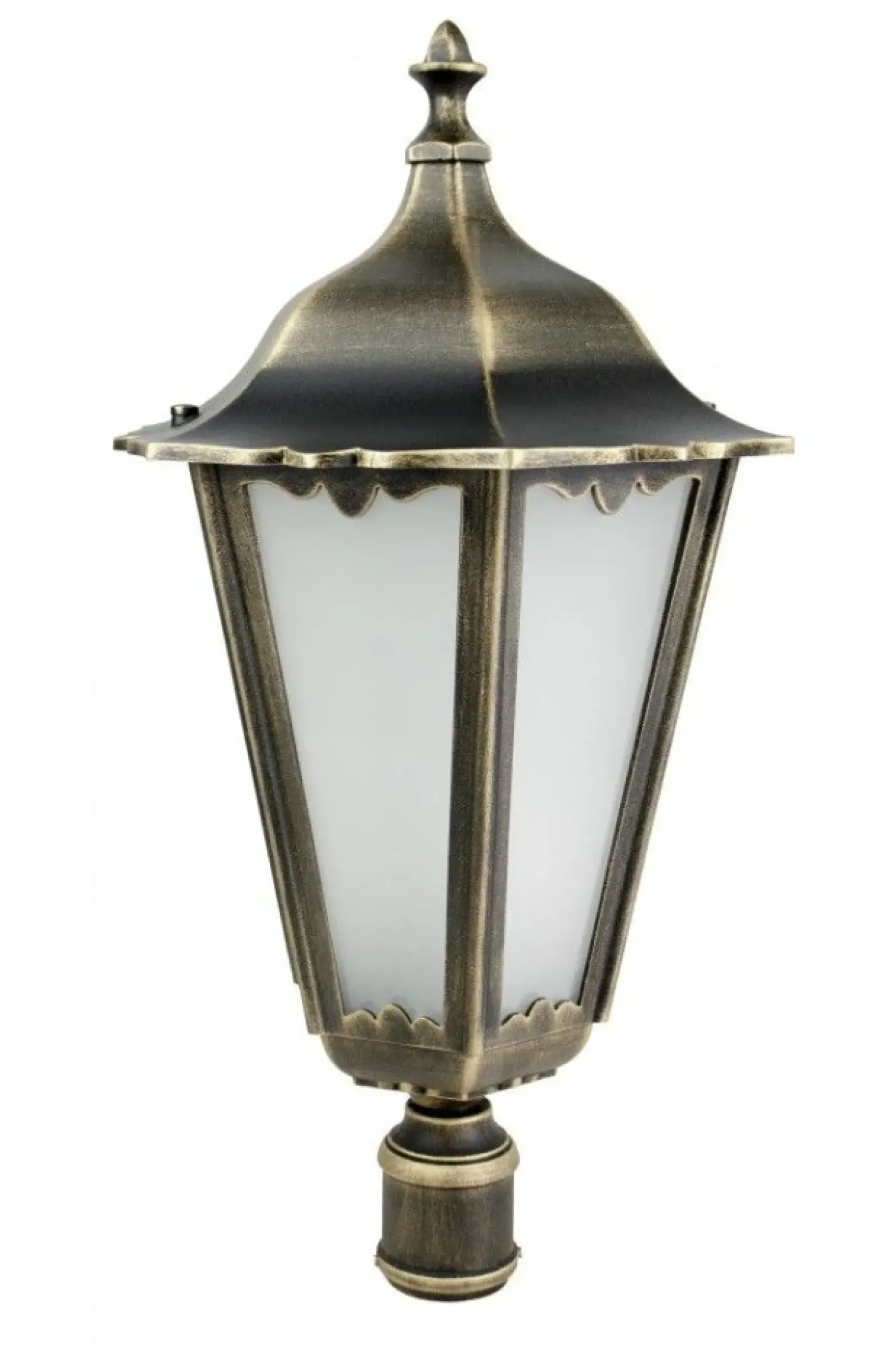 Sklep Kaja Czarna lampa ogrodowa, wysoka latarnia OGMWN 1 z serii RETRO MAXI | Kaja Oświetl* Lampy Ogrodowe Stojące