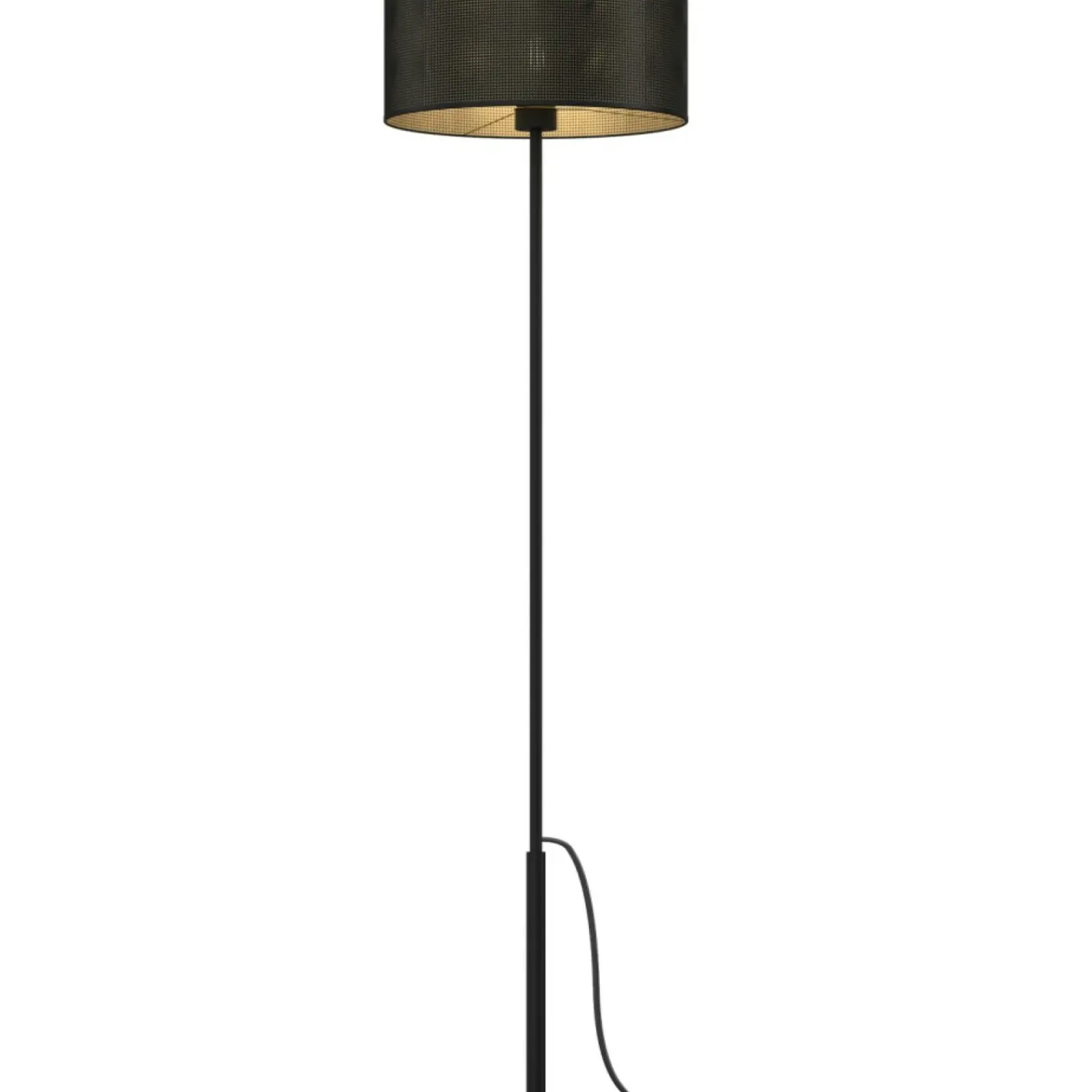 Sklep Kaja Czarna lampa podłogowa, do czytania LX 5258 z serii LOFT SHADE | Kaja* Lampy Podłogowe Z Abażurem