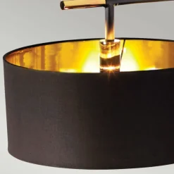 Sklep Kaja Czarna lampa podłogowa z abażurem BALANCE-FL-BKPB z serii BALANCE* Lampy Podłogowe Z Abażurem|Tradycyjne Lampy Podłogowe