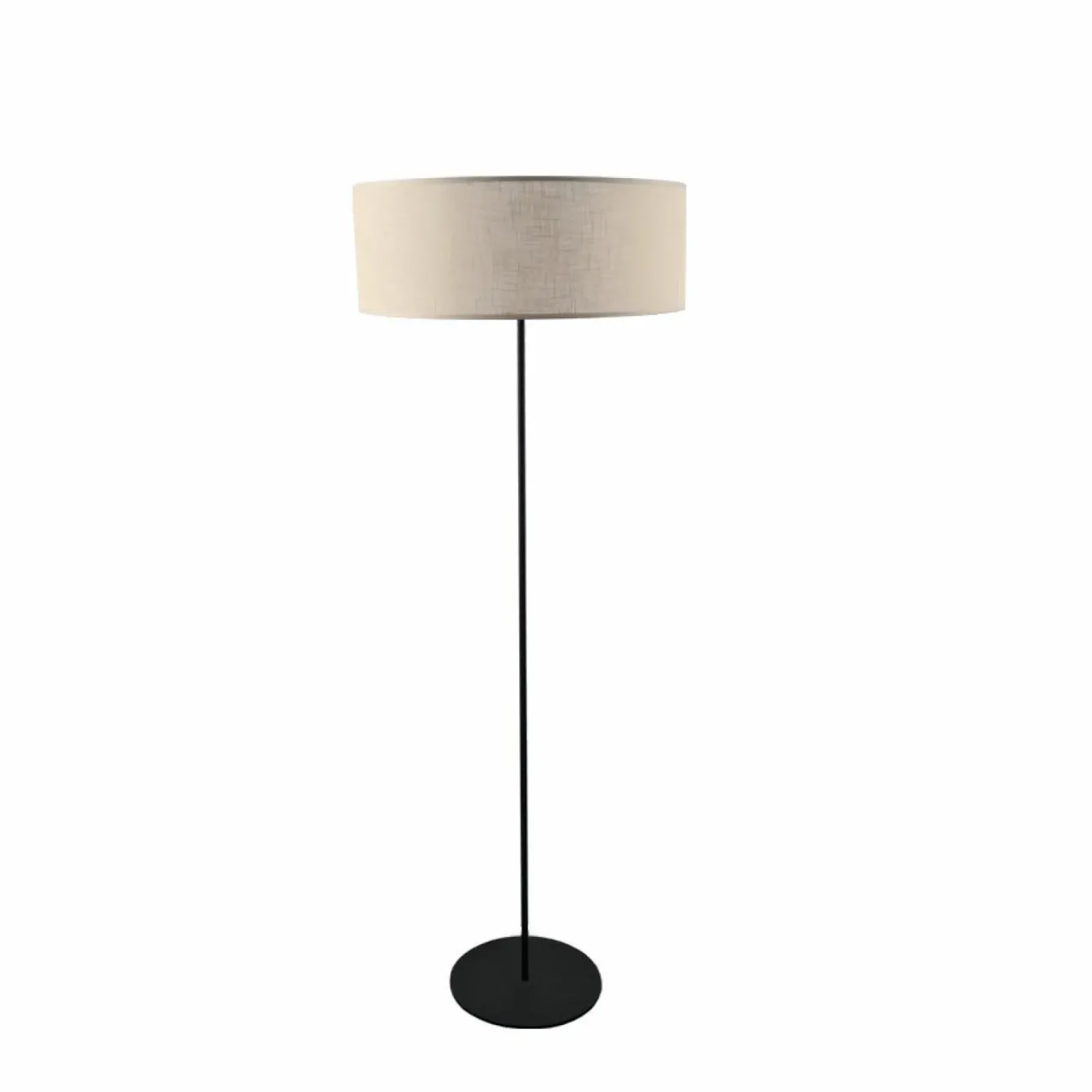 Sklep Kaja Czarna lampa podłogowa z beżowym abażurem ANT 2019 LAMEGO | Kaja* Lampy Podłogowe Z Abażurem|Tradycyjne Lampy Podłogowe