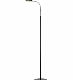 Sklep Kaja Czarna lampa podłogowa zm ledowym 106465 | Kaja* Lampy Led