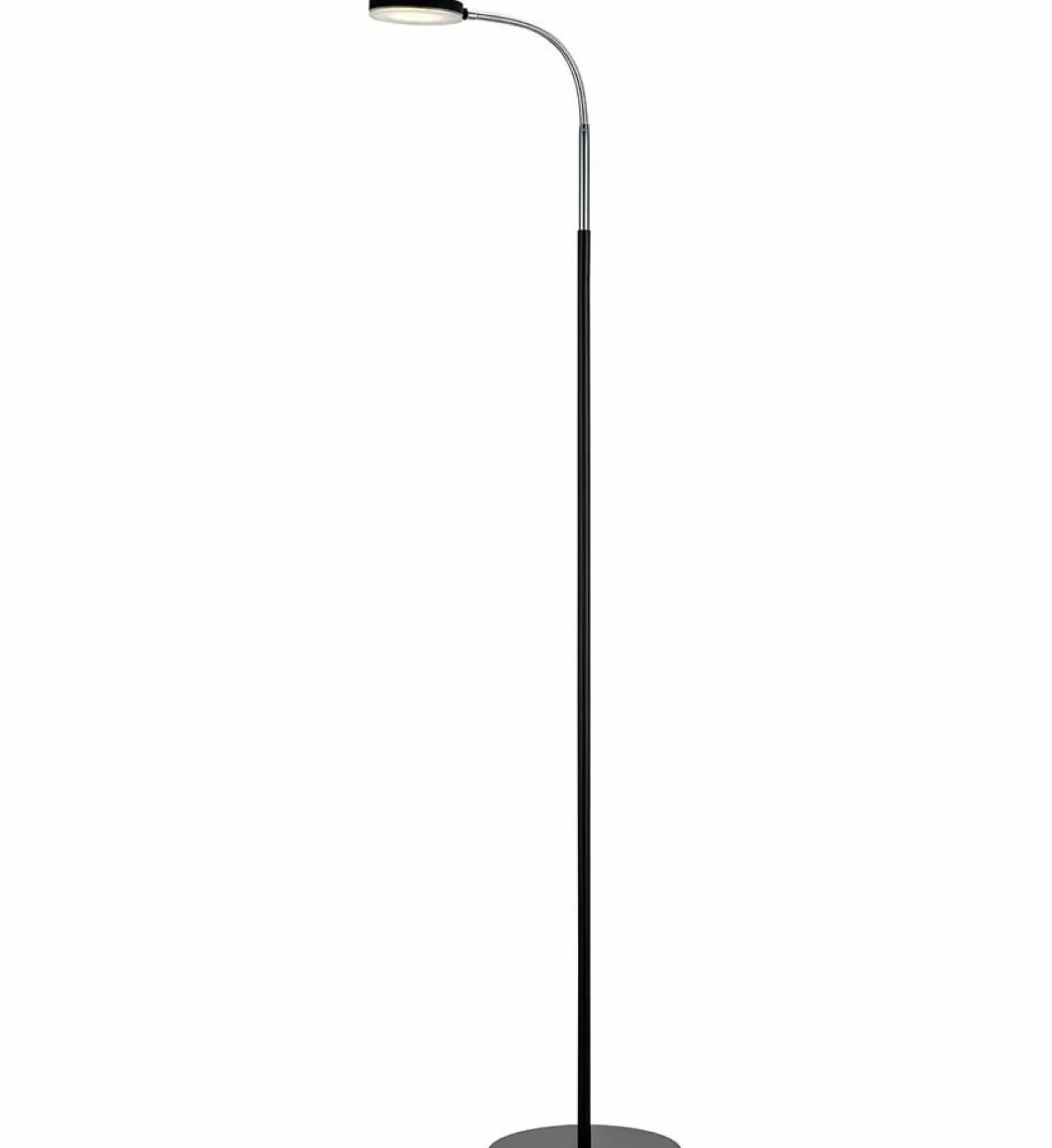 Sklep Kaja Czarna lampa podłogowa zm ledowym 106465 | Kaja* Lampy Led