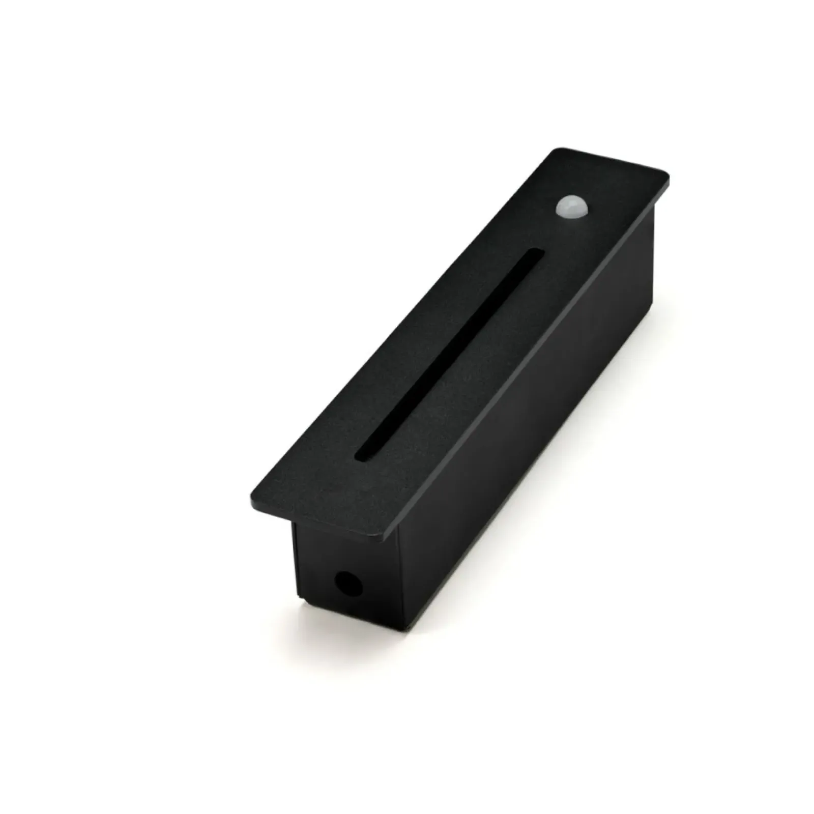 Sklep Kaja Czarna lampa schodowa z czujnikiem ruchu IP54 AZ6081 ERIN | Kaja* Kinkiety Ogrodowe|Oprawy Podtynkowe