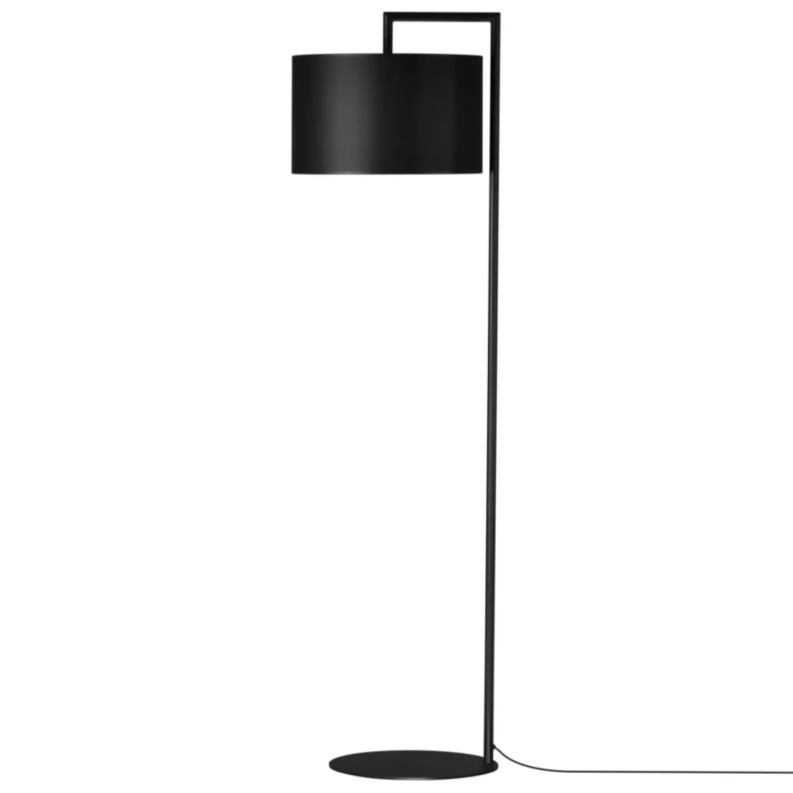 Sklep Kaja Czarna lampa stojąca do salonu K-4323 SIMONE BLACK | Kaja Oświetlenie* Lampy Podłogowe Z Abażurem|Lampy Podłogowe