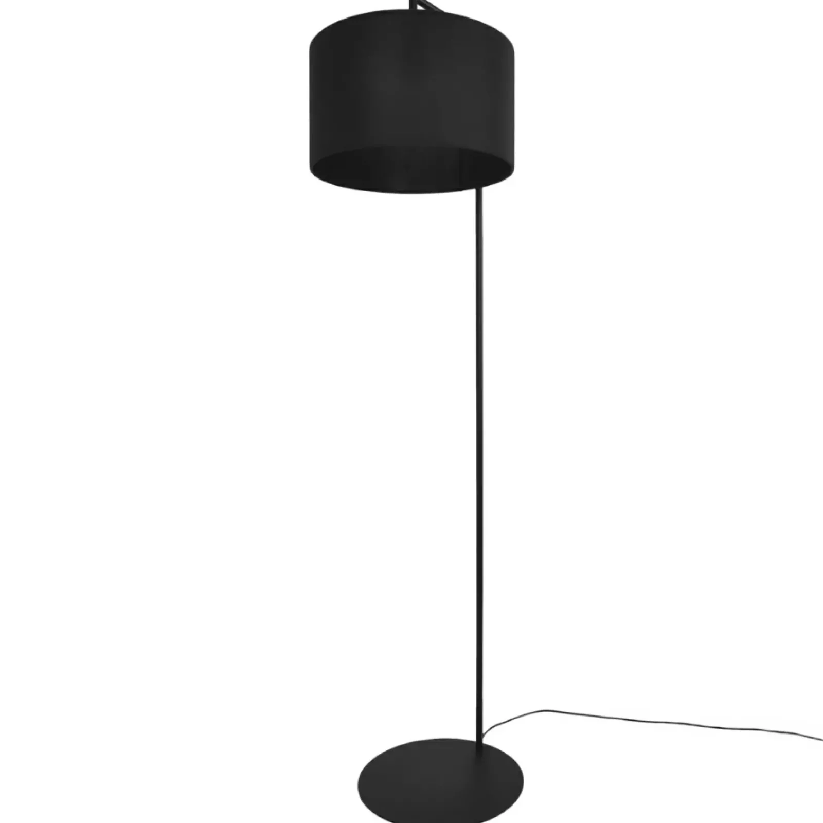 Sklep Kaja Czarna lampa stojąca do salonu K-4323 SIMONE BLACK | Kaja Oświetlenie* Lampy Podłogowe Z Abażurem|Lampy Podłogowe