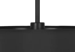 Sklep Kaja Czarna lampa stojąca do salonu K-4323 SIMONE BLACK | Kaja Oświetlenie* Lampy Podłogowe Z Abażurem|Lampy Podłogowe