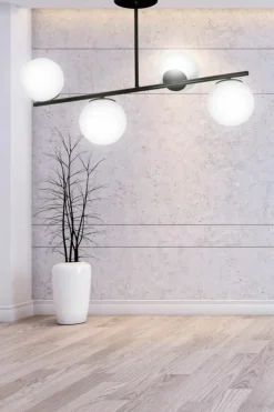 Sklep Kaja Czarna lampa sufitowa do korytarza 1020/4 BIOR | Kaja Oświetlenie Best Sale