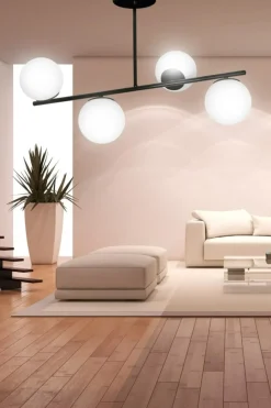 Sklep Kaja Czarna lampa sufitowa do korytarza 1020/4 BIOR | Kaja Oświetlenie Best Sale