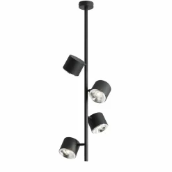 Sklep Kaja Czarna lampa sufitowa do salonu spoty 1047PL_L2 BOT | Kaja Oświetlenie Zadzwońporabattel.783200183(8-16)/mailsklep@kaja.com.pl Store