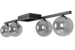 Sklep Kaja Czarna lampa sufitowa do oświetlenia salonu K-5465 z serii PAXI Discount