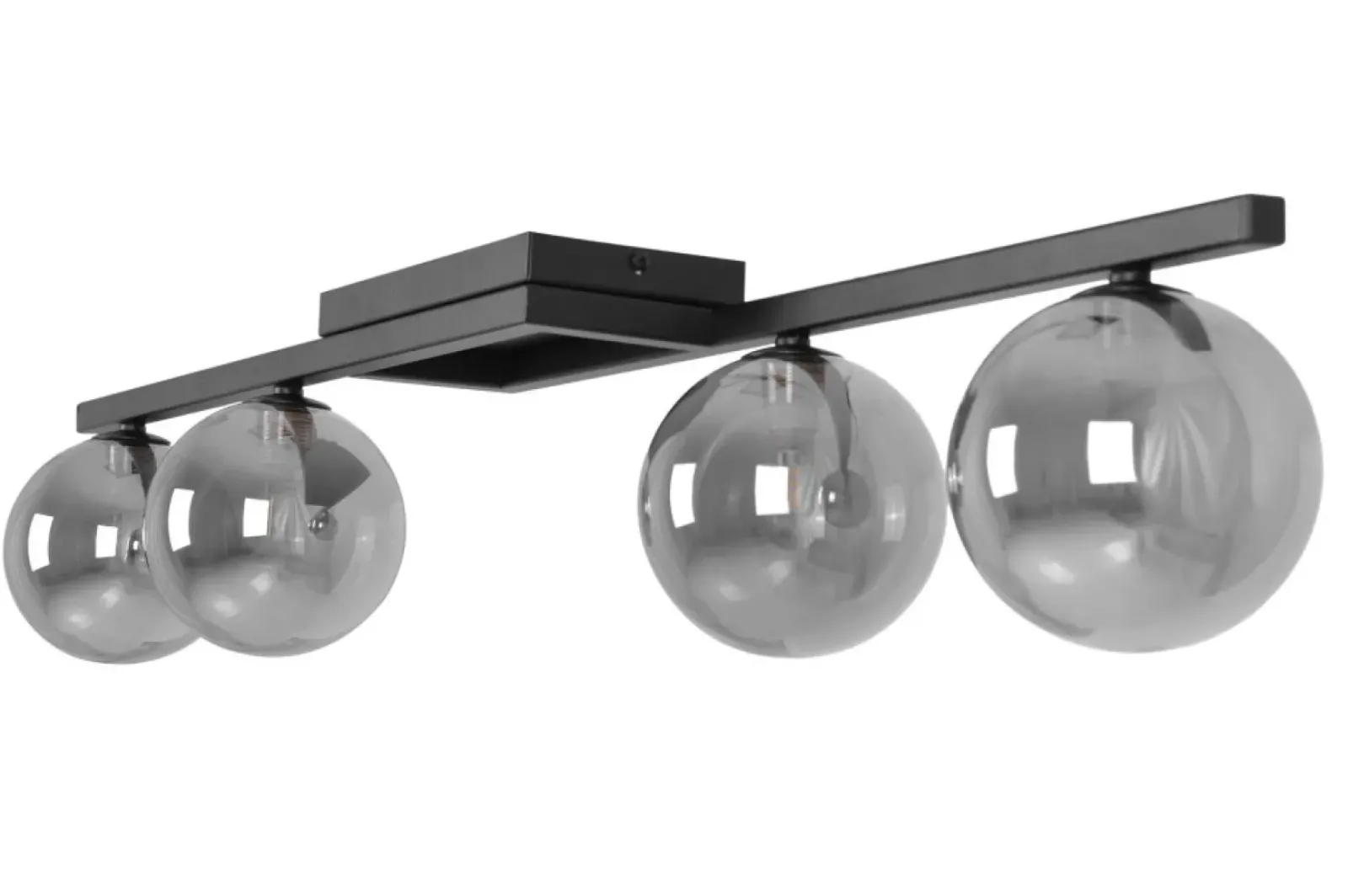 Sklep Kaja Czarna lampa sufitowa do oświetlenia salonu K-5465 z serii PAXI Discount
