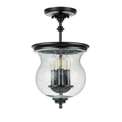 Sklep Kaja Czarna lampa sufitowa FE-PICKERING-LANE-SF-BLK z serii PICKERING LANE* Randole Tradycyjne