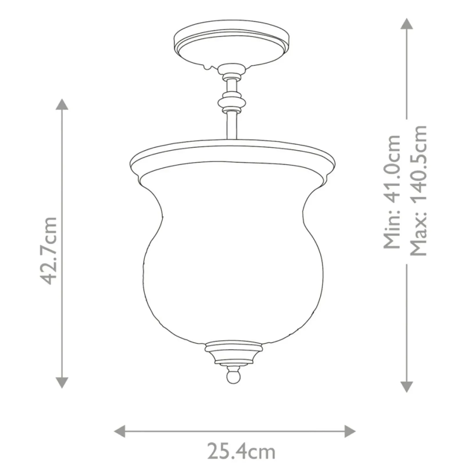 Sklep Kaja Czarna lampa sufitowa FE-PICKERING-LANE-SF-BLK z serii PICKERING LANE* Randole Tradycyjne