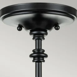 Sklep Kaja Czarna lampa sufitowa FE-PICKERING-LANE-SF-BLK z serii PICKERING LANE* Randole Tradycyjne