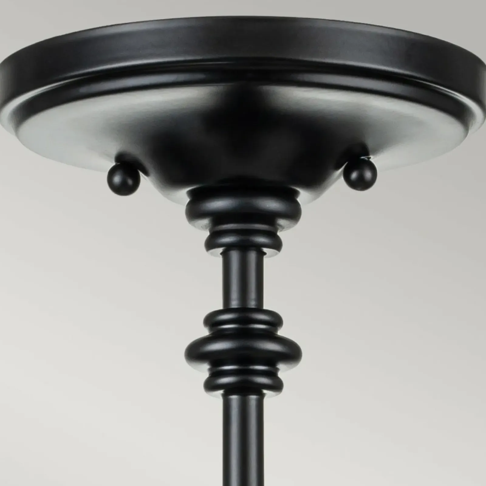 Sklep Kaja Czarna lampa sufitowa FE-PICKERING-LANE-SF-BLK z serii PICKERING LANE* Randole Tradycyjne