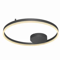 Sklep Kaja Czarna lampa sufitowa LED plafon okrąg AZ4701 HALO | Kaja Oświetlenie czarny Online