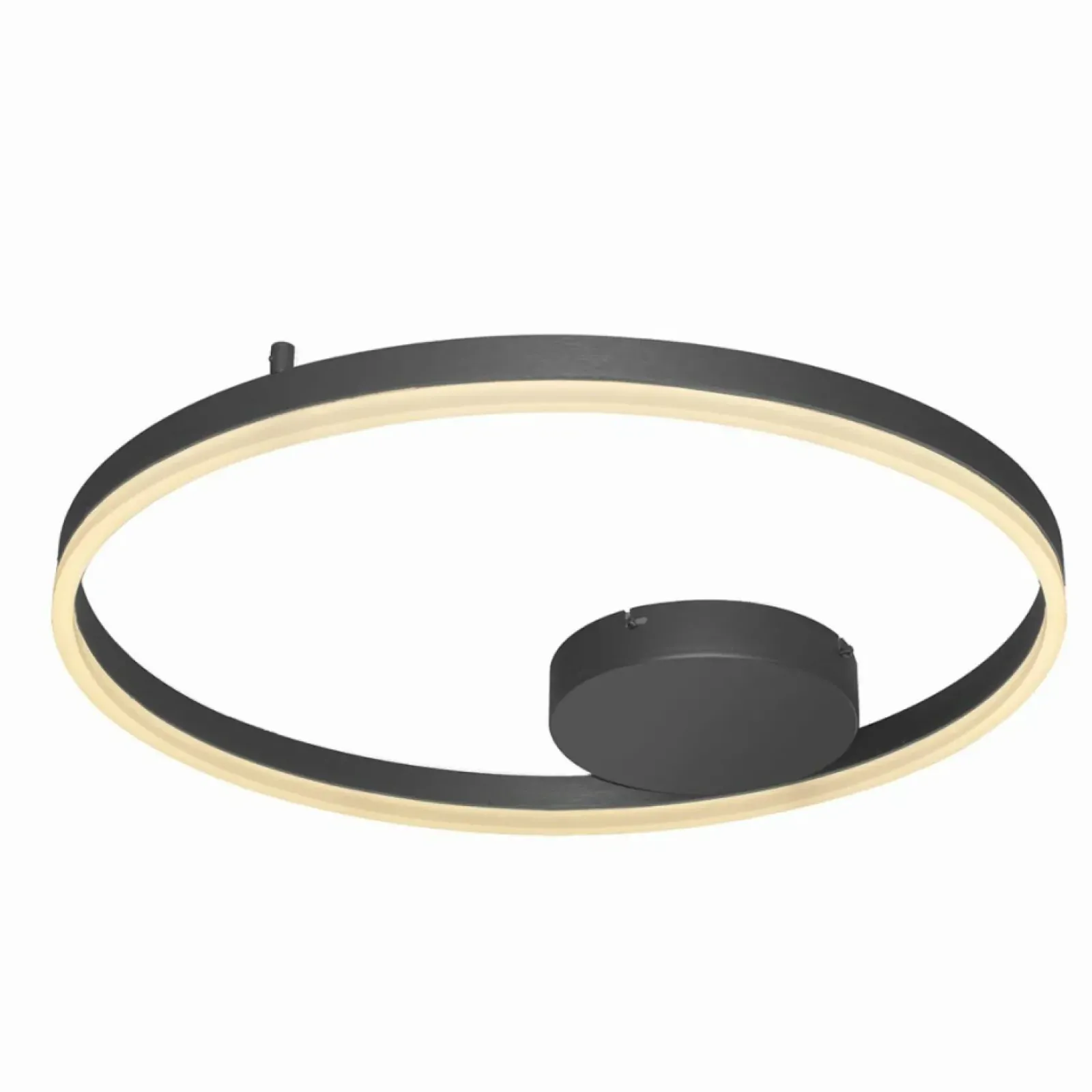 Sklep Kaja Czarna lampa sufitowa LED plafon okrąg AZ4701 HALO | Kaja Oświetlenie czarny Online