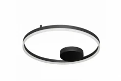 Sklep Kaja Czarna lampa sufitowa LED plafon okrąg AZ4701 HALO | Kaja Oświetlenie czarny Online