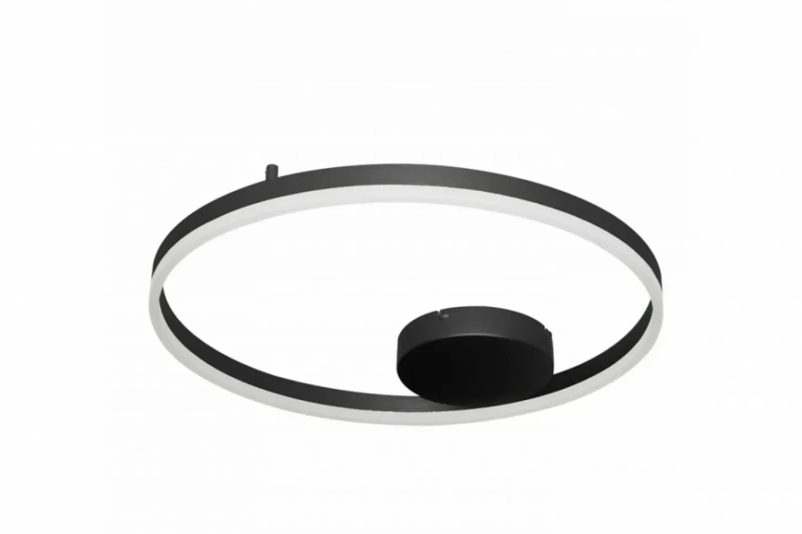 Sklep Kaja Czarna lampa sufitowa LED plafon okrąg AZ4701 HALO | Kaja Oświetlenie czarny Online