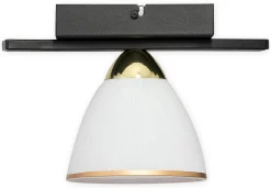 Sklep Kaja Czarna lampa sufitowa, mleczny klosz O3251 P1 CZA + ZL z serii FABER* Randole Tradycyjne