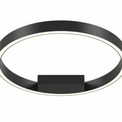 Sklep Kaja Czarna lampa sufitowa, moc 25W, Ø40cm MOD058CL-L25B4K z serii RIM* Lampy Led|Plafony Nowoczesne